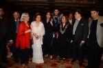 Armaan Jain, Rishi Kapoor, Randhir Kapoor, Rima Jain, Deeksha Seth at the Audio release of Lekar Hum Deewana Dil in Mumbai on 12th June 2014